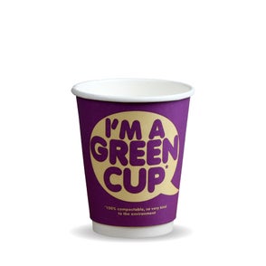 12oz Double Wall "I'm a Green Cup" Hot BioCups